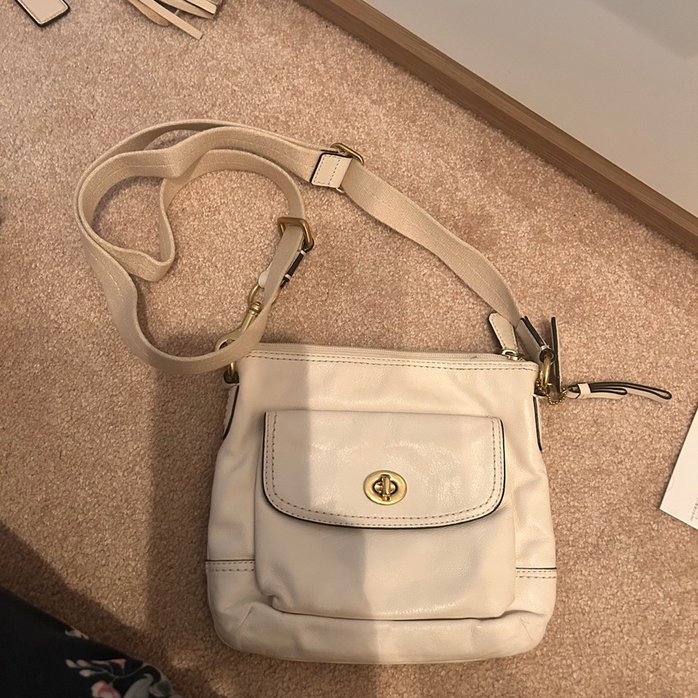 Coach Cream Crossbody Bag